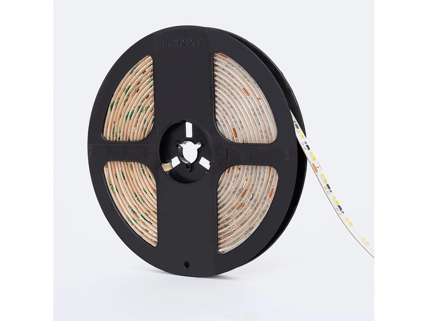 Tira LED 24V SMD Dim to Warm 140 LED/m 5m 13W/m 1300lm/m Ancho 10mm Corte 10cm IP65 Seleccionable (Super Cálido - Cálido)