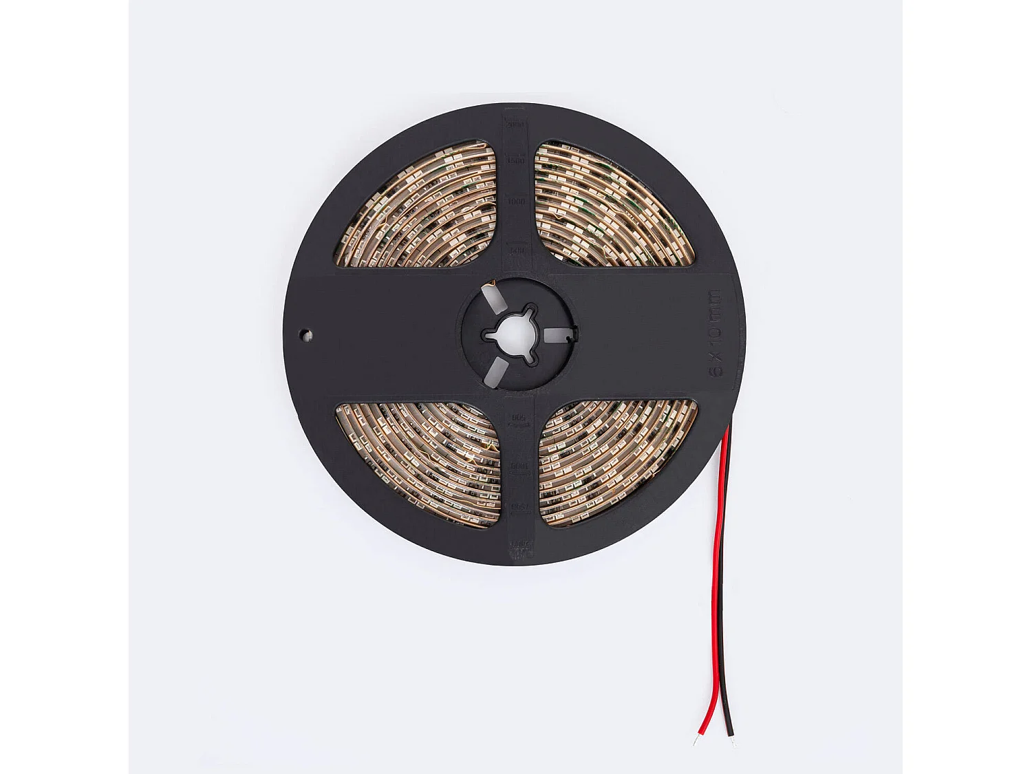 Tira LED 24V SMD Dim to Warm 140 LED/m 5m 13W/m 1300lm/m Ancho 10mm Corte 10cm IP65 Seleccionable (Super Cálido - Cálido)