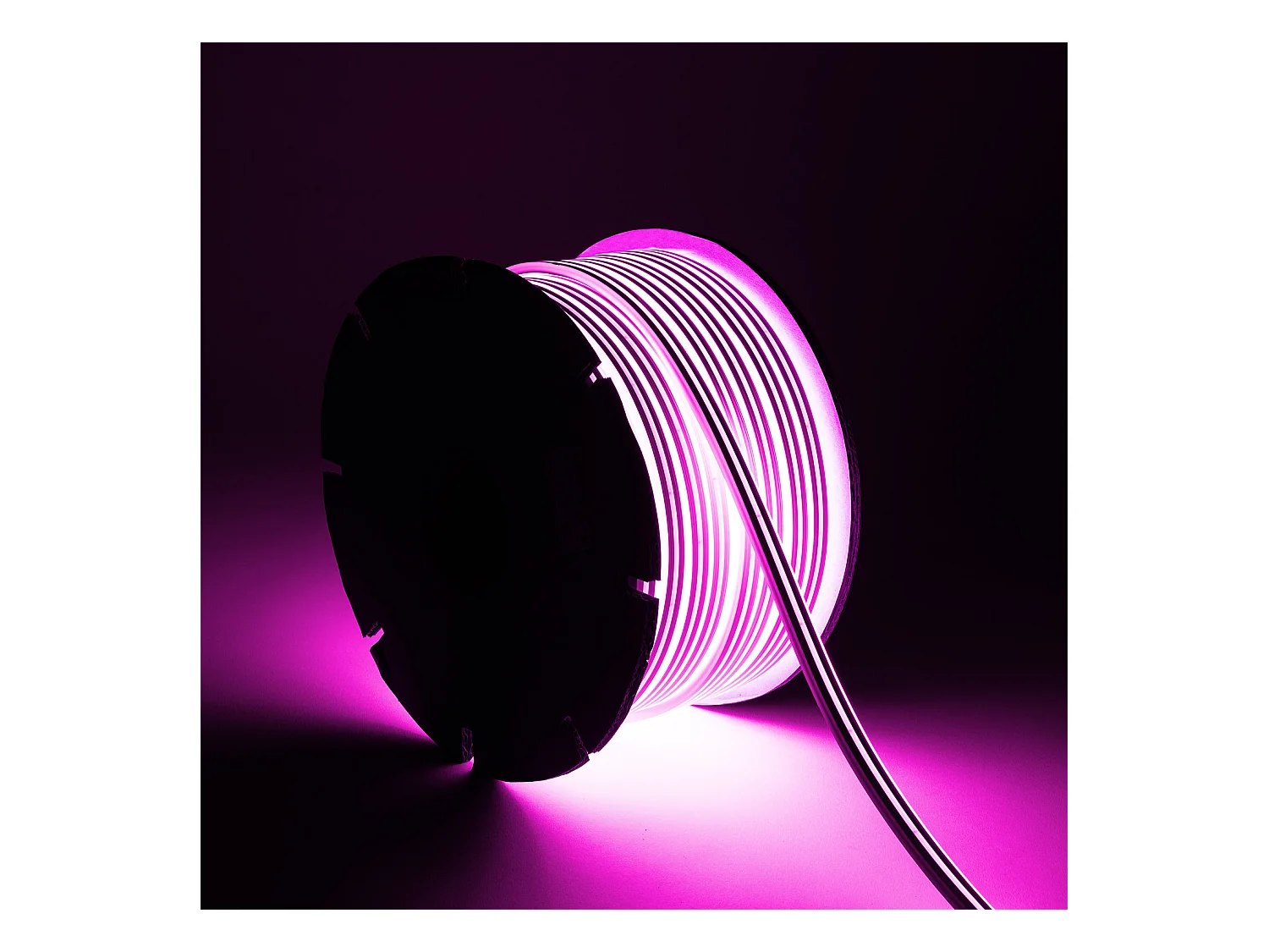 Ruban LED Néon 24V BOBINE 50m 8W/m FreeCut IP65 NFLEX6 Rose