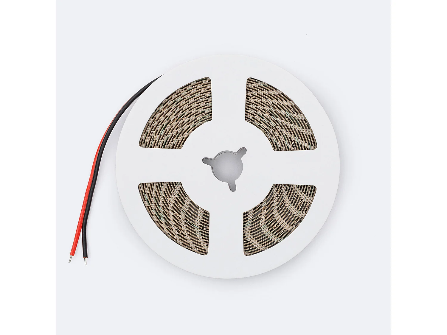 Bobina 5m Striscia LED 24V SMD 120 LED/m 16W/m 2000lm/m High Lumen Larga 8mm IP20 Taglio 5cm 4000K Bianco Naturale