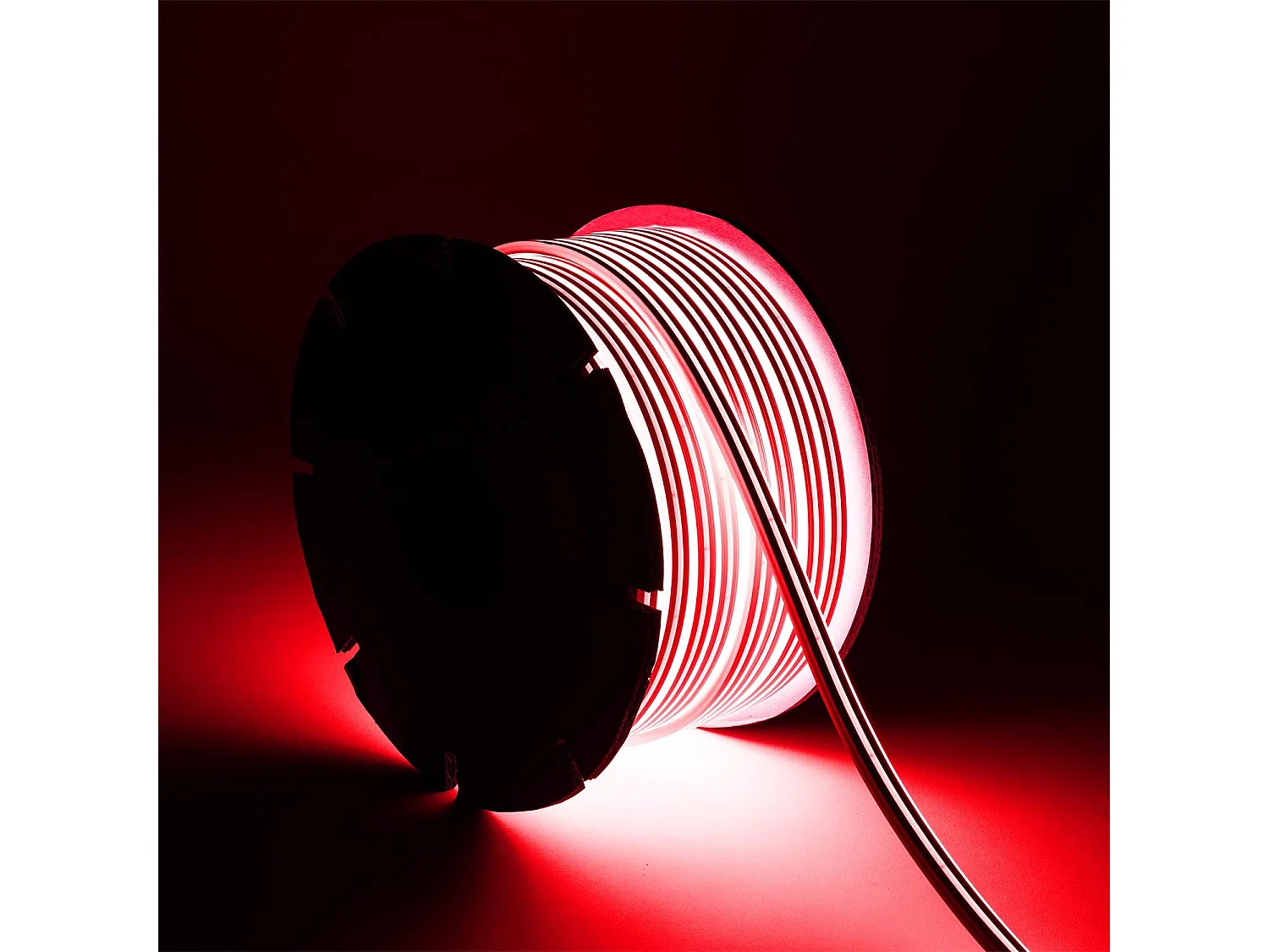 Ruban LED Néon 24V BOBINE 50m 8W/m FreeCut IP65 NFLEX6 Rouge