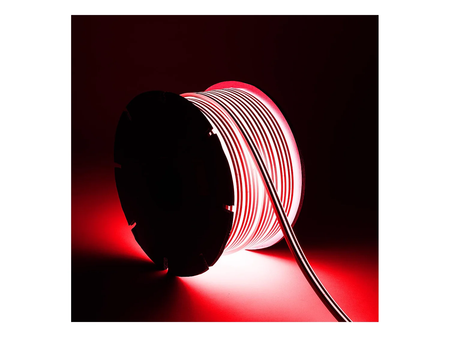 Ruban LED Néon 24V BOBINE 50m 8W/m FreeCut IP65 NFLEX6 Rouge