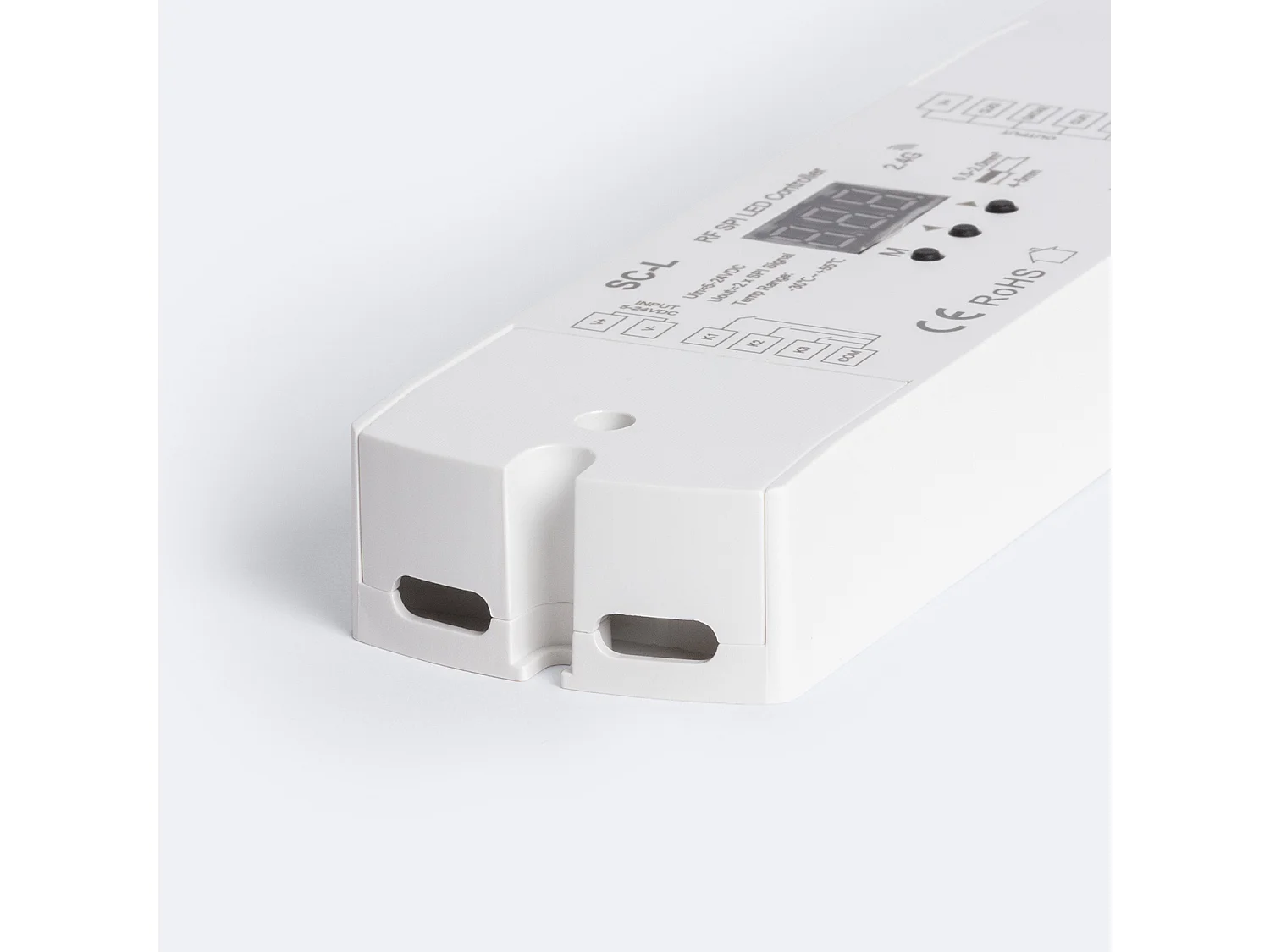 Contrôleur Variateur Ruban LED RGB/RGBW Digital SPI Compatible avec Bouton Poussoir et Télécommande RF RGBIC/RGBWIC