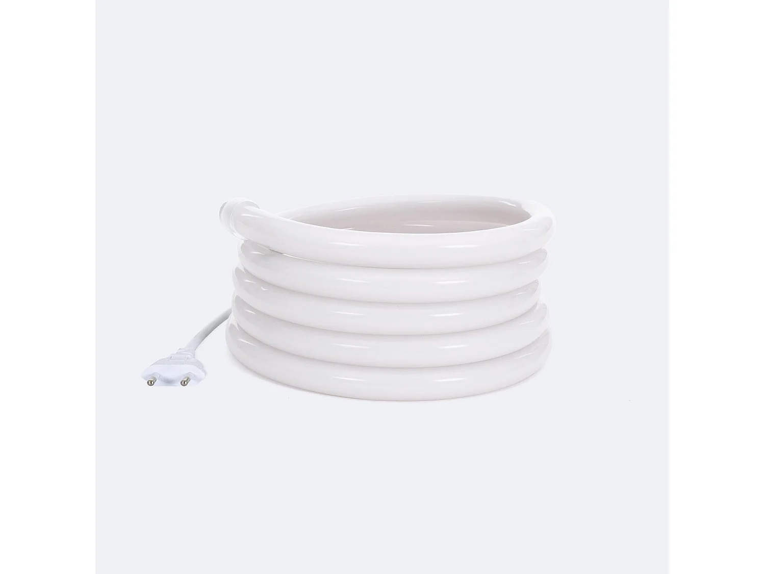 Tira LED Neón Regulable 220V Circular SFLEX17 8W/m Corte 100cm IP65 a Medida Verde 10 m