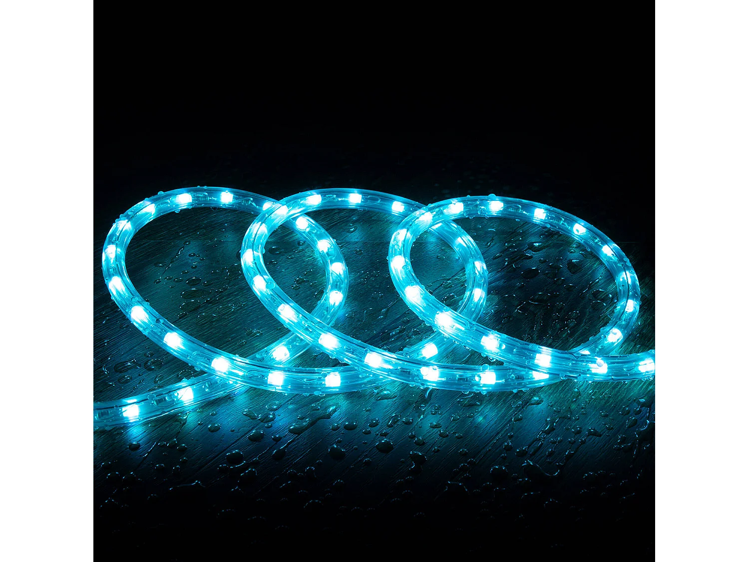 Gaine LED Ronde 220V AC 36 LED/m RGB IP65 Coupe tous les 100 cm sur Mesure RGB 15 m