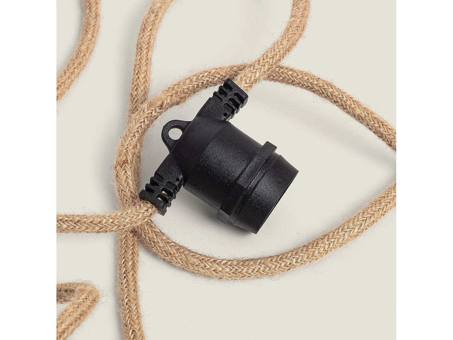 Ghirlanda di Luci Esterno con 10 Portalampade Textil 10m IP65 10 m