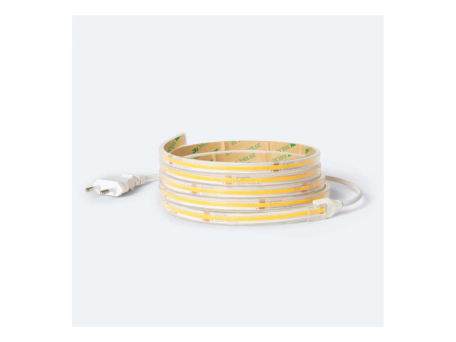 Tira LED Regulable 220V COB Autorrectificada 560 LED/m 14W/m 1250lm/m SILICONE FLEX IC-2P Ancho 10mm Corte 10cm IP65 a Medida 2700K Blanco Cálido 1 m
