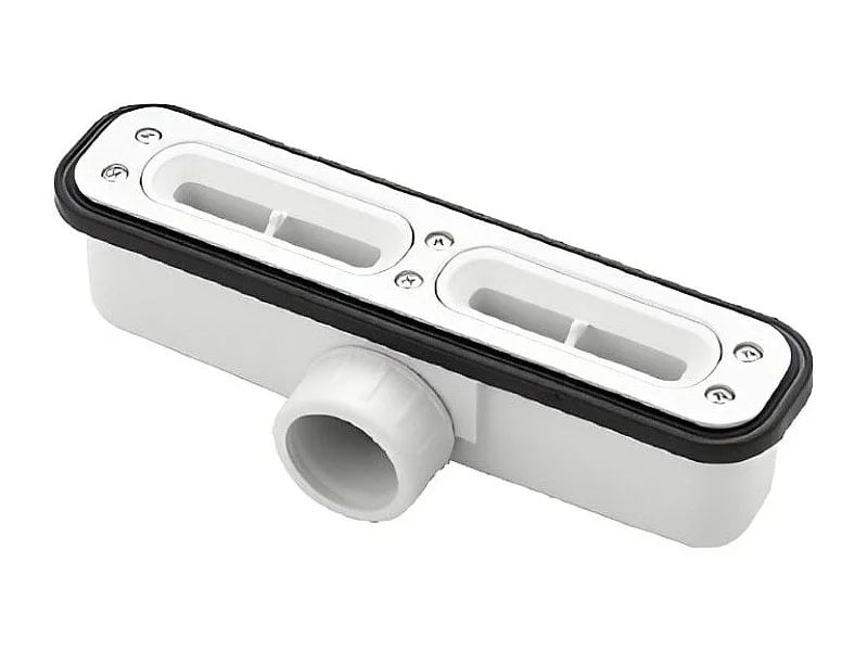 Extra flache Duschwanne RIBERA Schieferoptik SCHWARZ 70x140cm