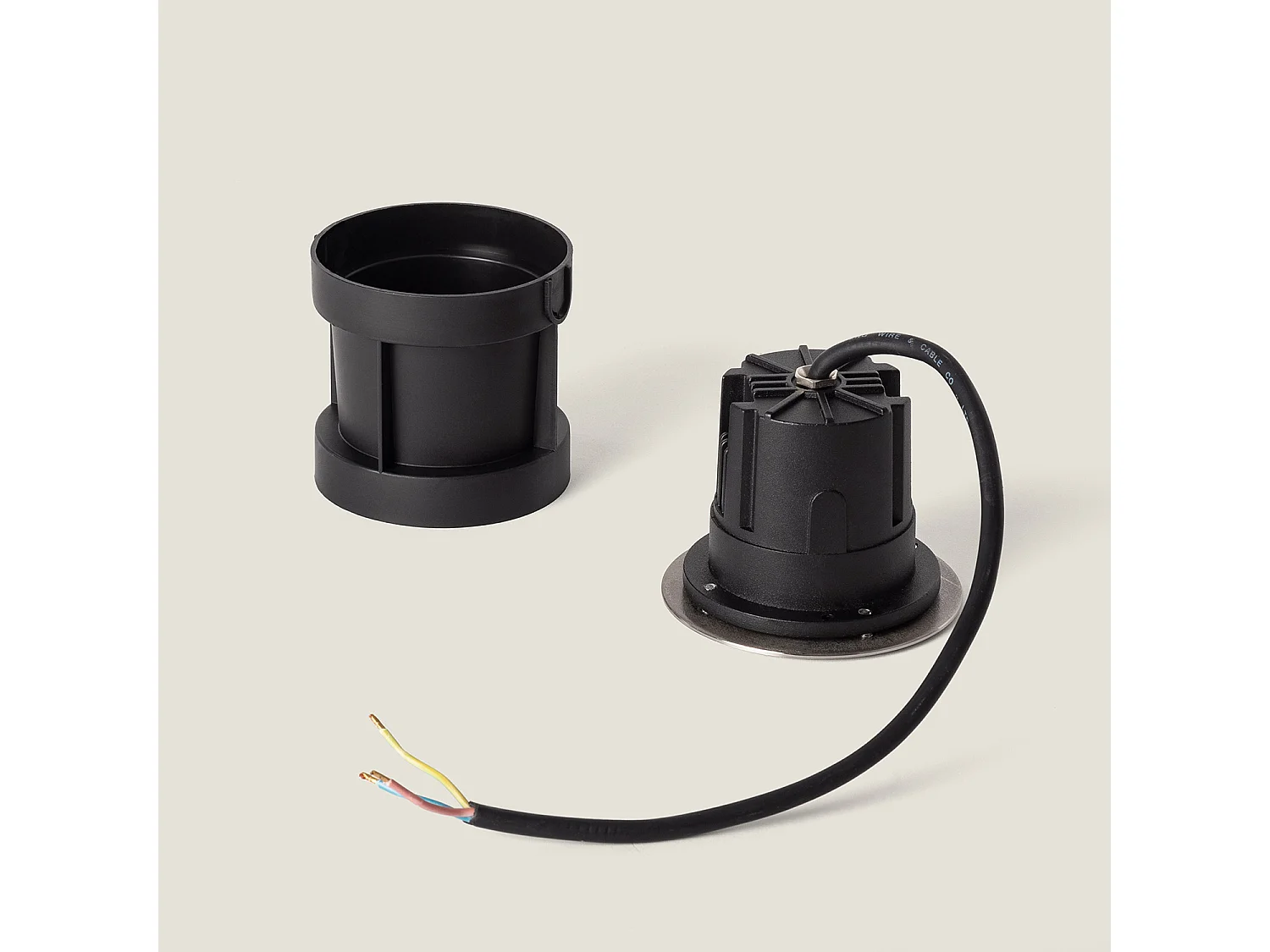 Foco Exterior LED 6W Empotrable Suelo Scuba Acero Inoxidable Plateado