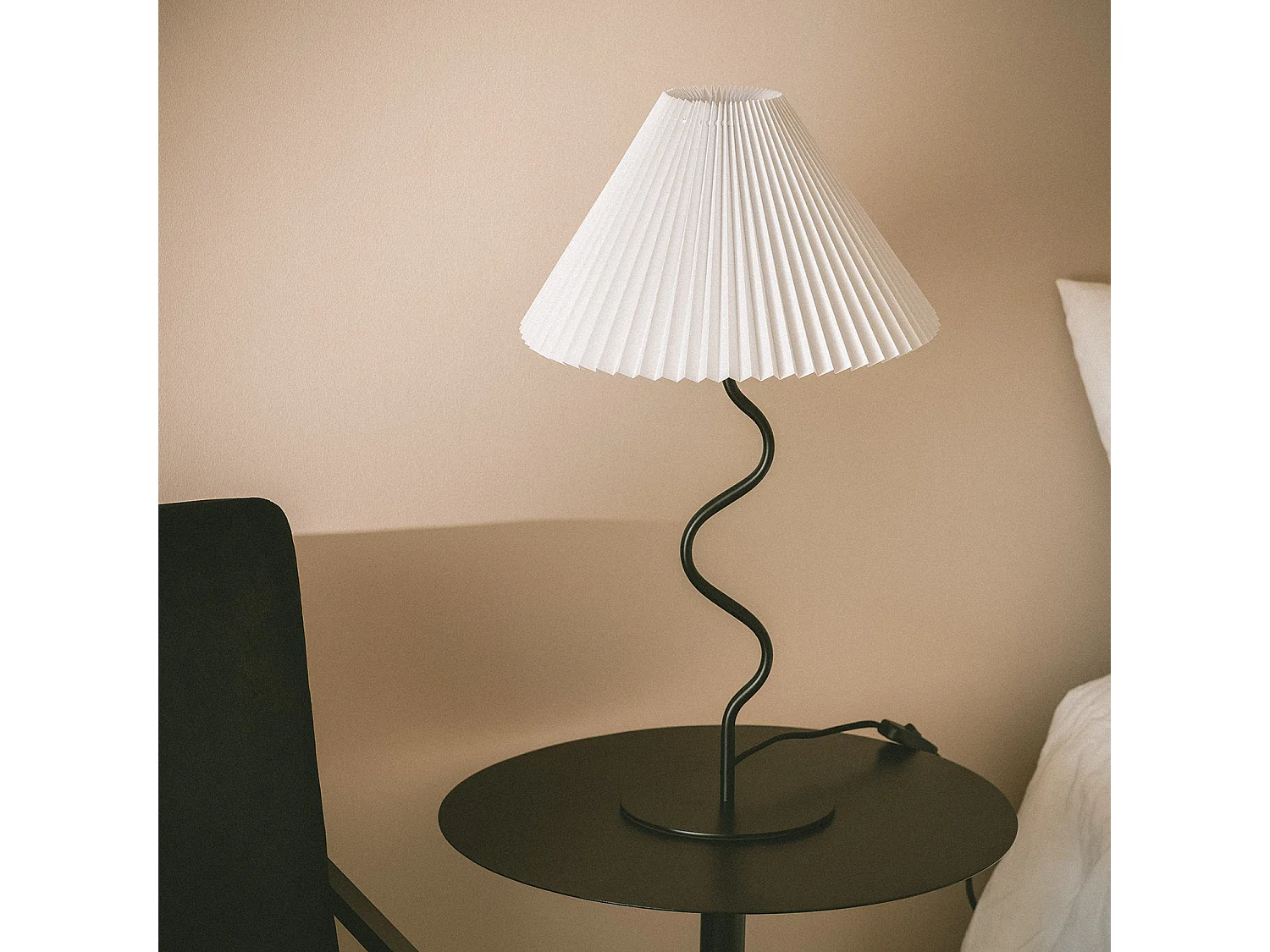 Lámpara à poser Metal Denahi Blanc