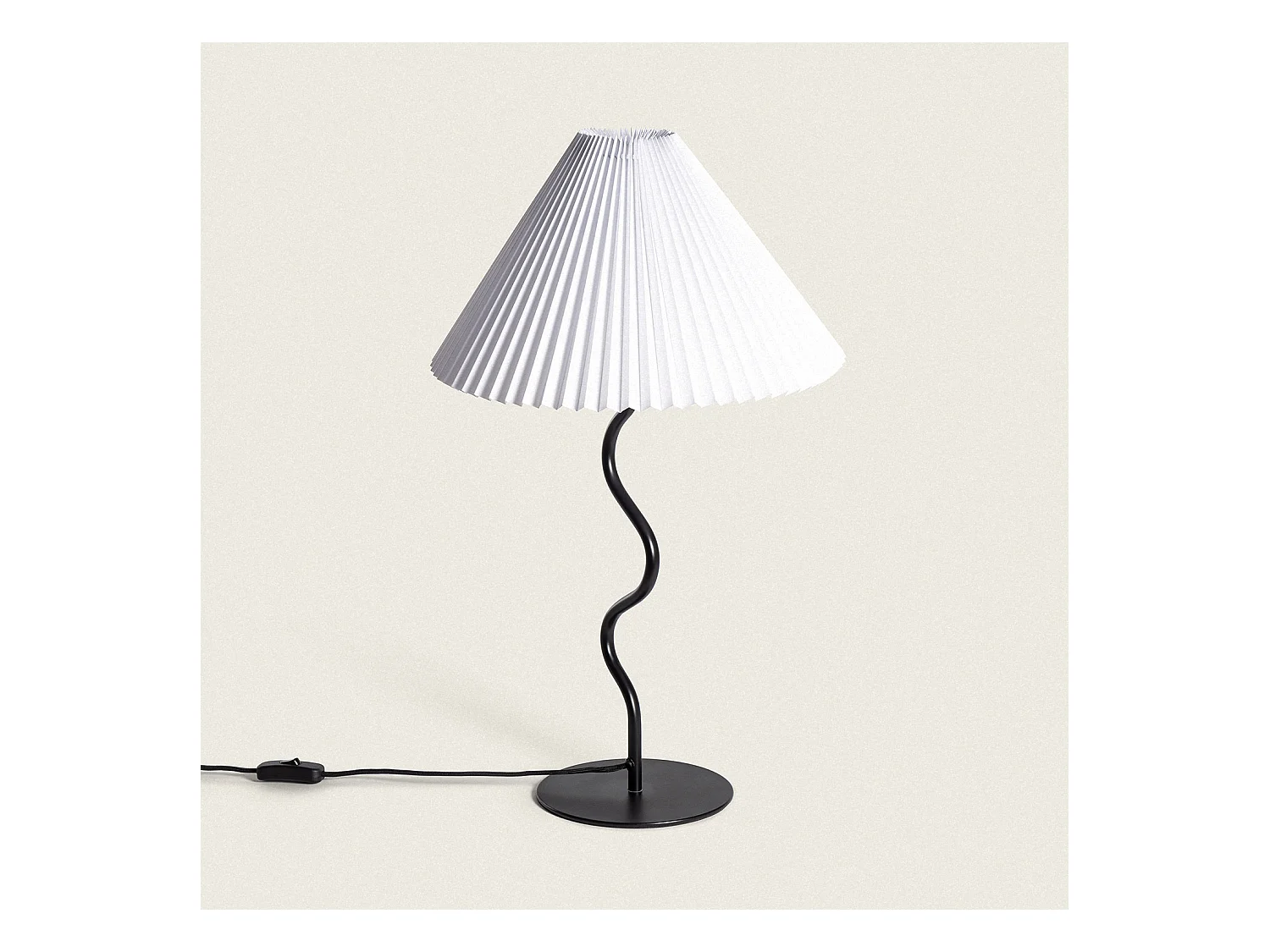 Lampada da Tavolo Metallo Denahi Bianco