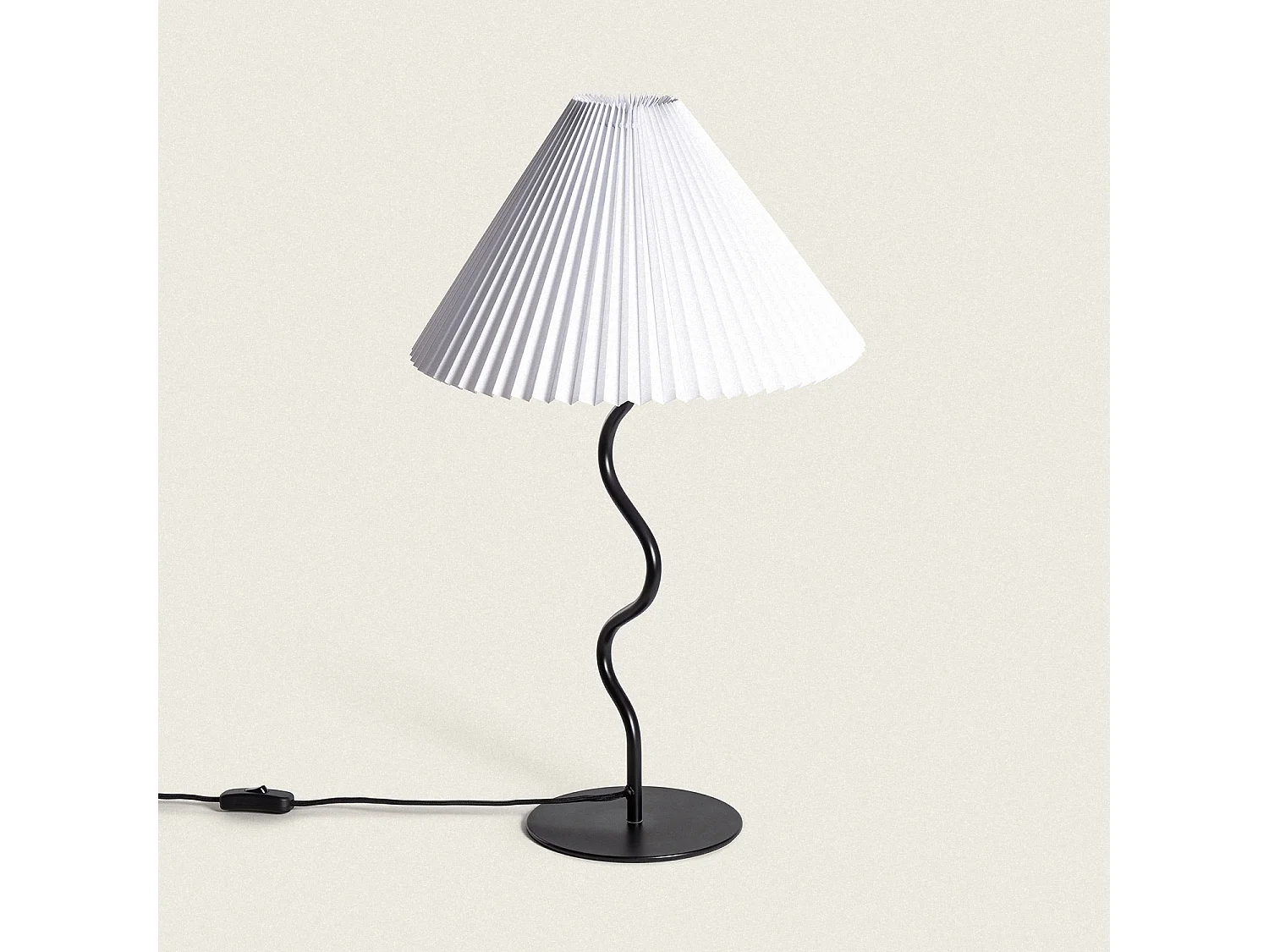 Lámpara à poser Metal Denahi Blanc