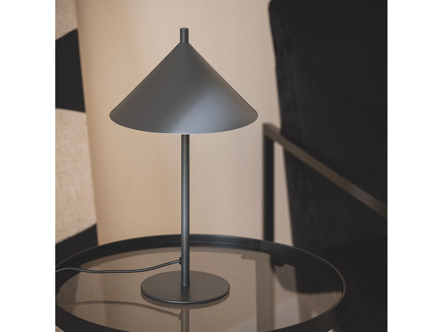 Lampada da Tavolo Metallo Carmale Nero