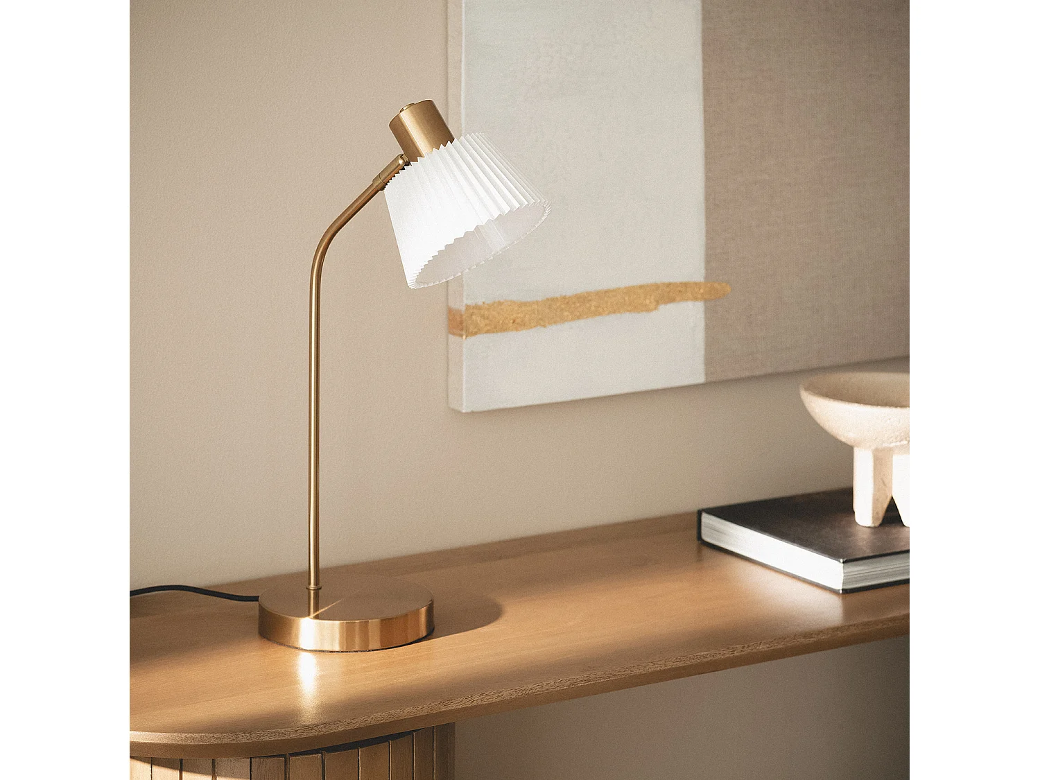 Lampe à Poser Métal Magda Blanc