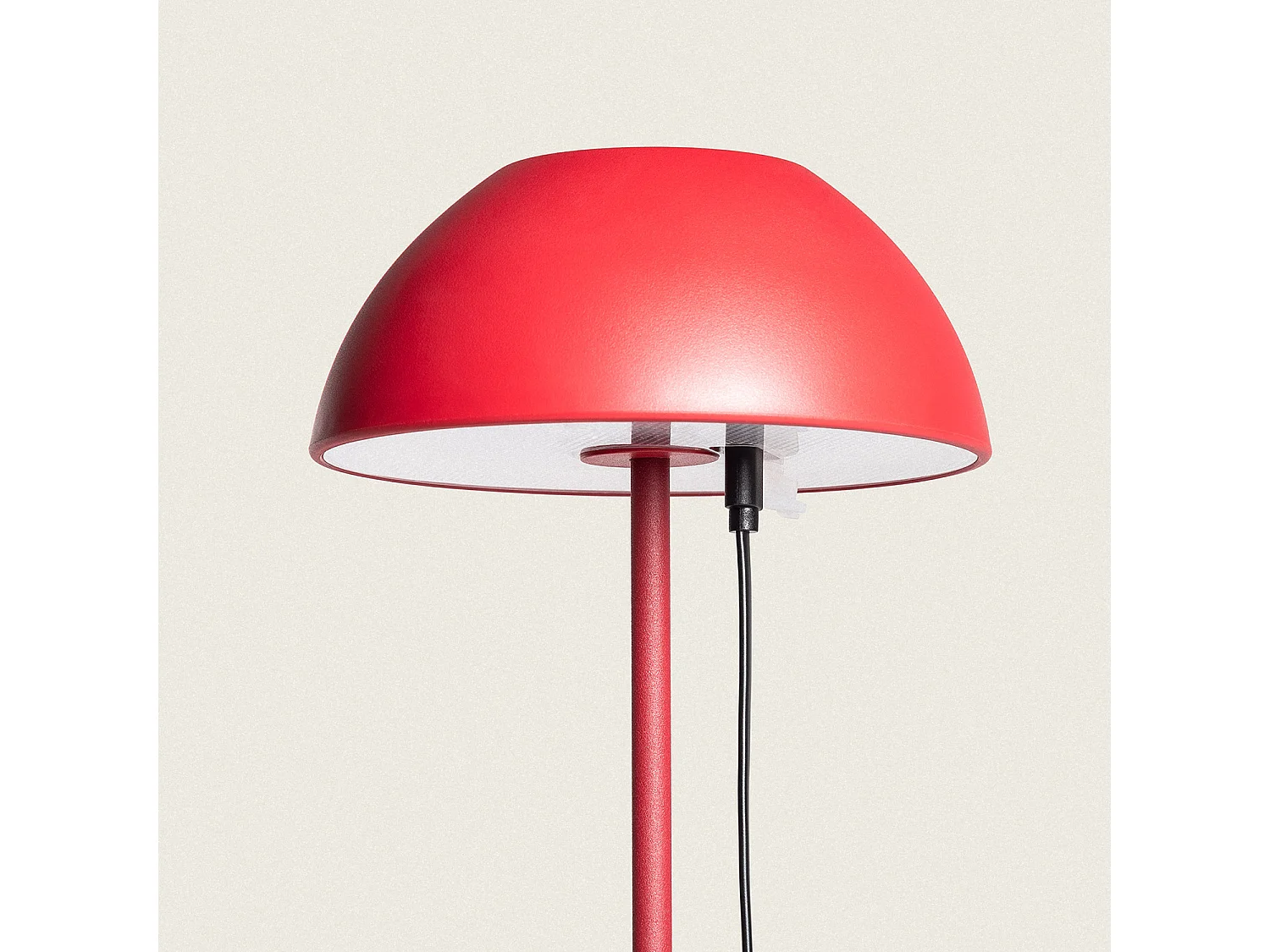 Lampada da Tavolo LED 2W Portatile con Batteria USB Ricaricabile Mugla Rosso