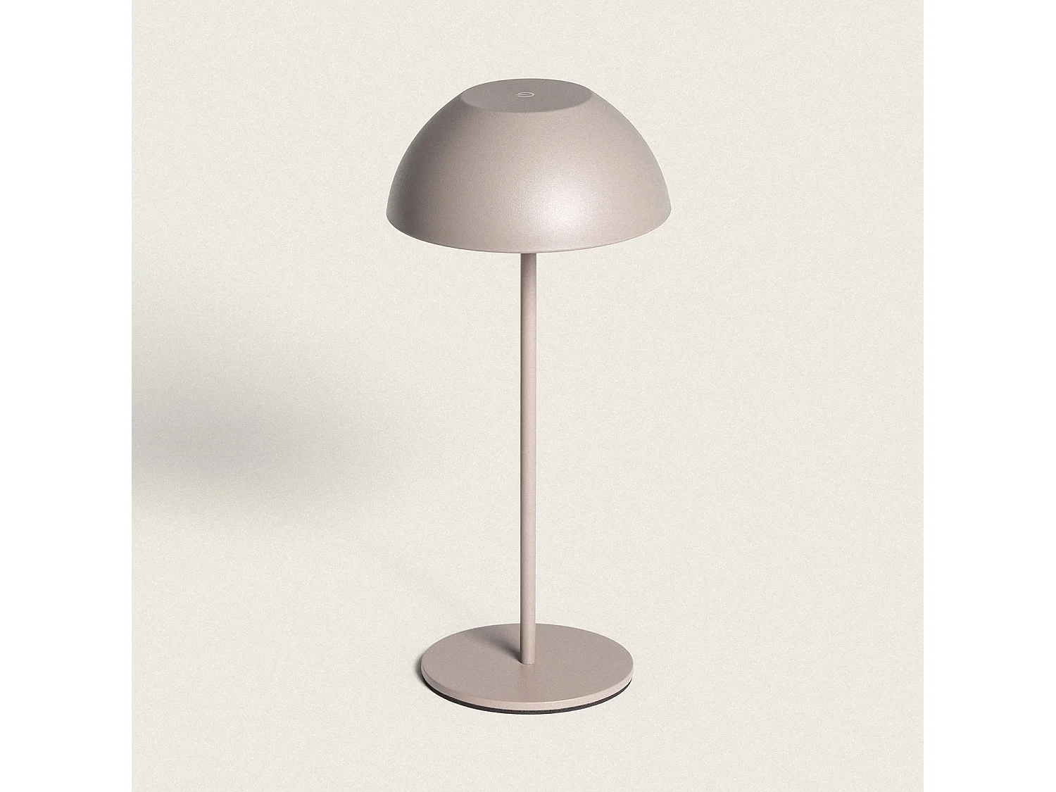 Lampe à Poser Portable LED 2W avec Batterie Rechargeable USB Métal Mugla Taupe