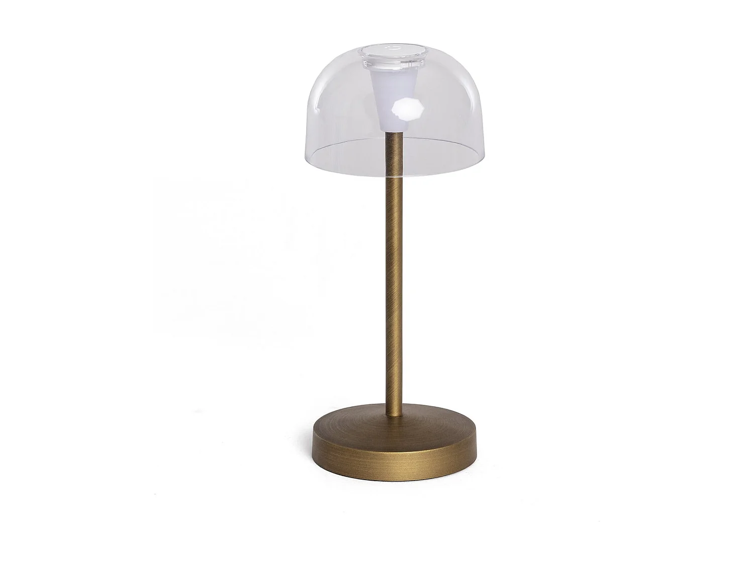 Lampe à Poser LED Portable pour Extérieur Métal avec Batterie Rechargeable Lendora Laiton