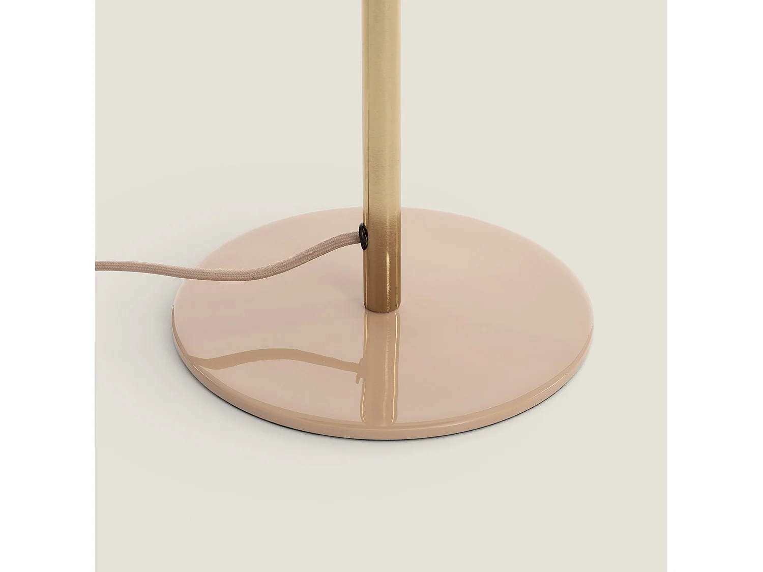 Lampe à Poser Métal Bhavin Beige
