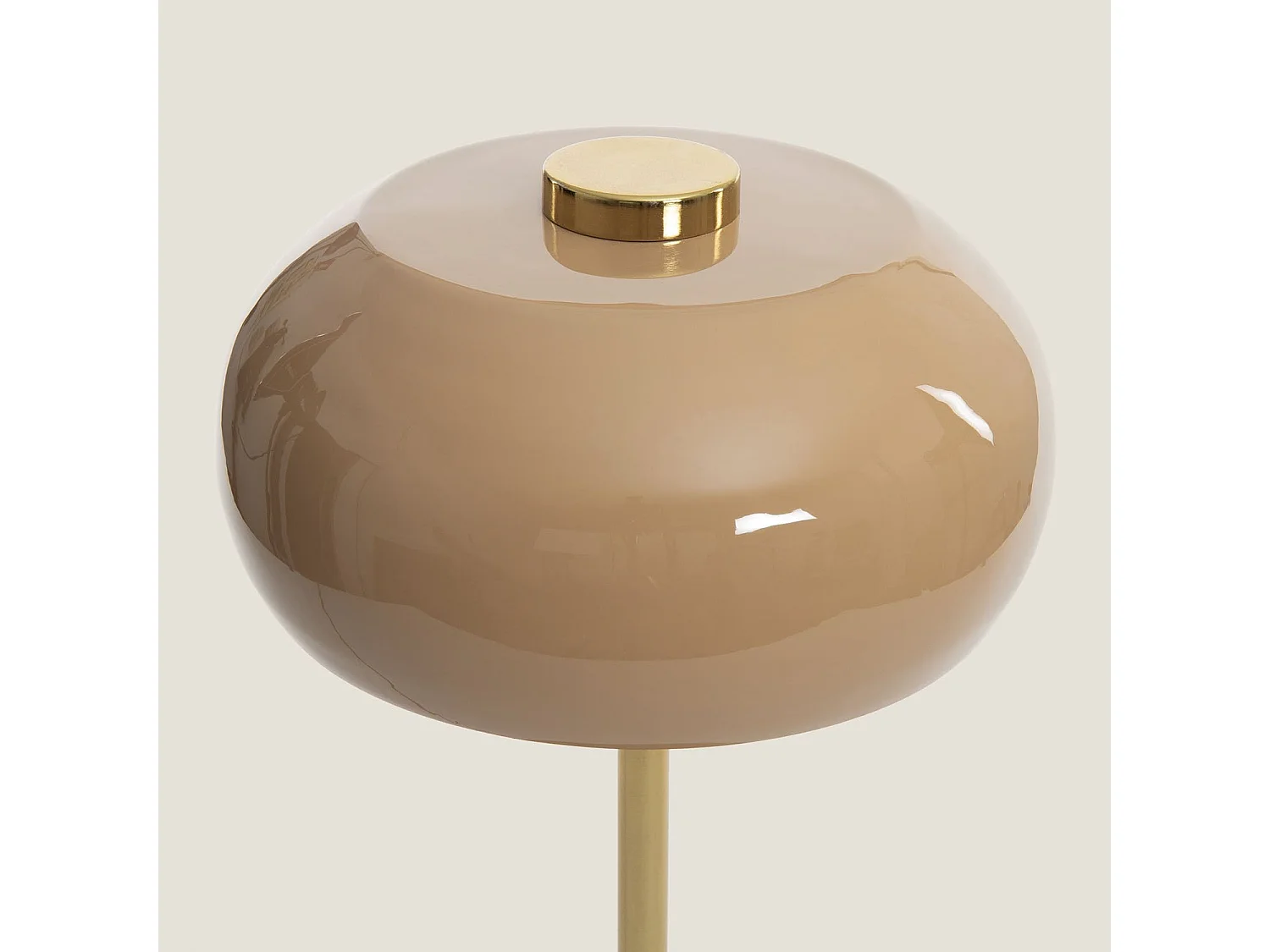 Lampada da Tavolo Metallo Bhavin Beige