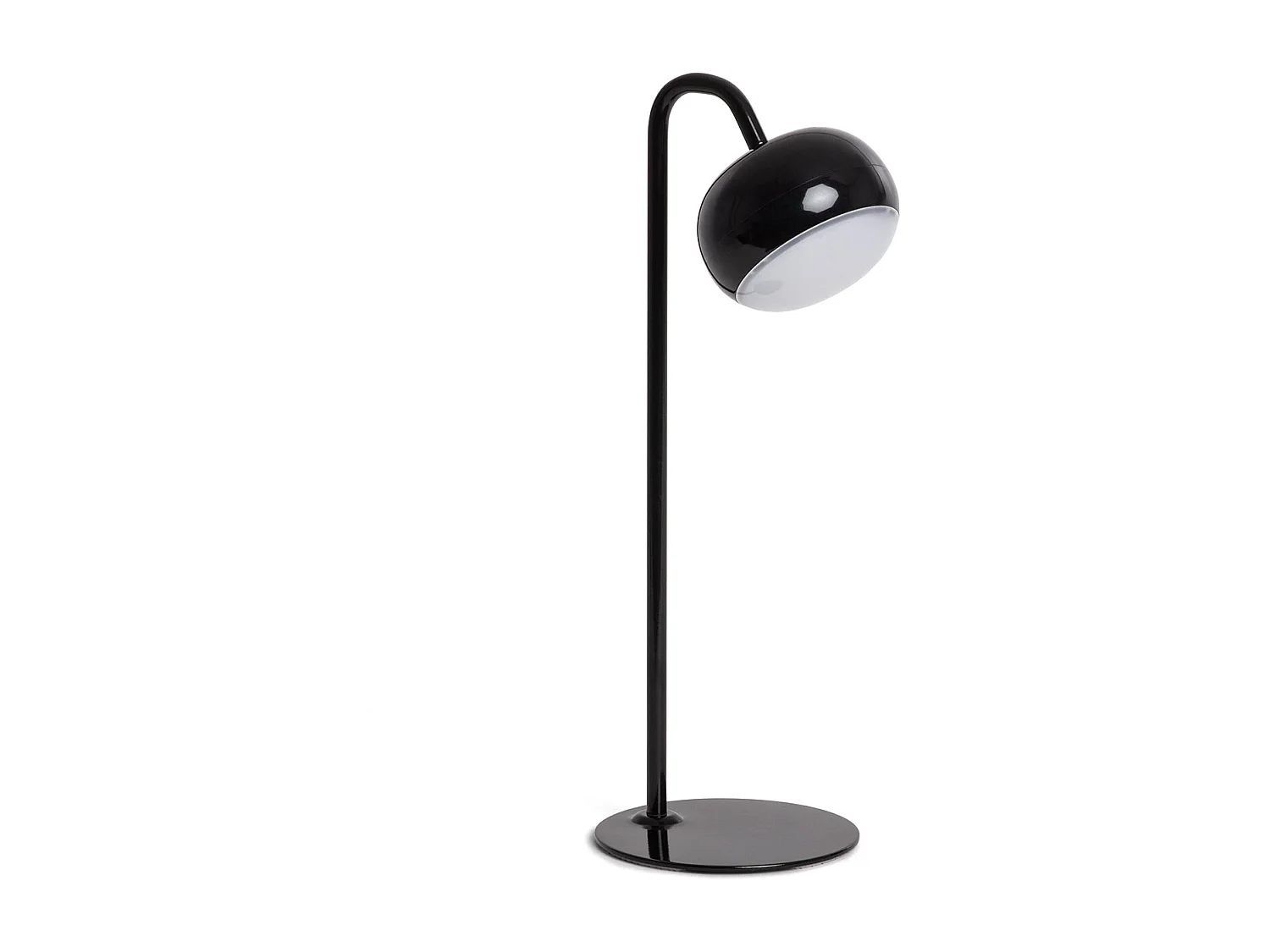 Lampada da Tavolo Metallo LED 3W con Batteria Ricaricabile USB Tunja Nero