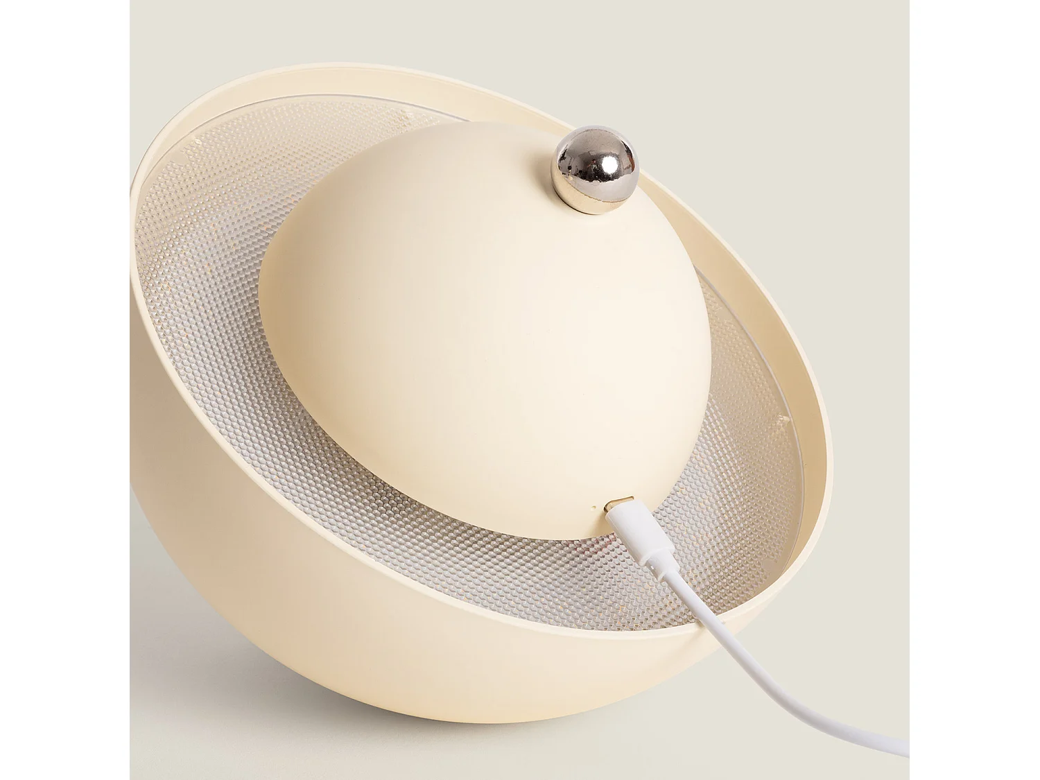 Lampe à Poser LED 5W Portable avec Batterie USB Rechargeable Pauna Beige