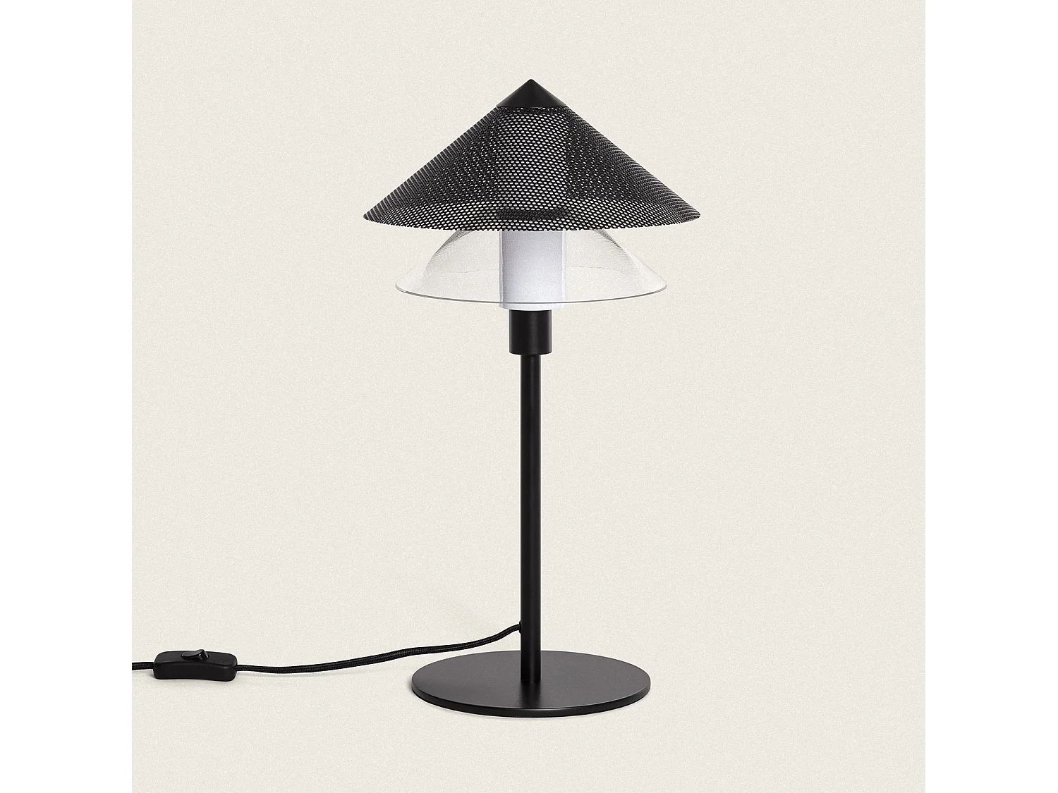 Lampada da Tavolo Metallo Hesper Nero