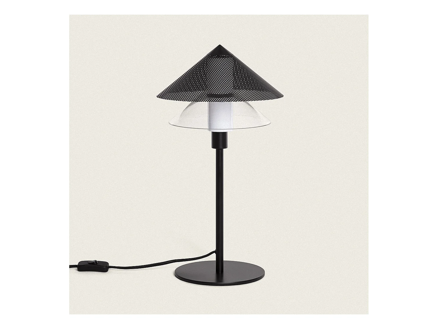 Lampe à Poser Métal Hesper  Noir