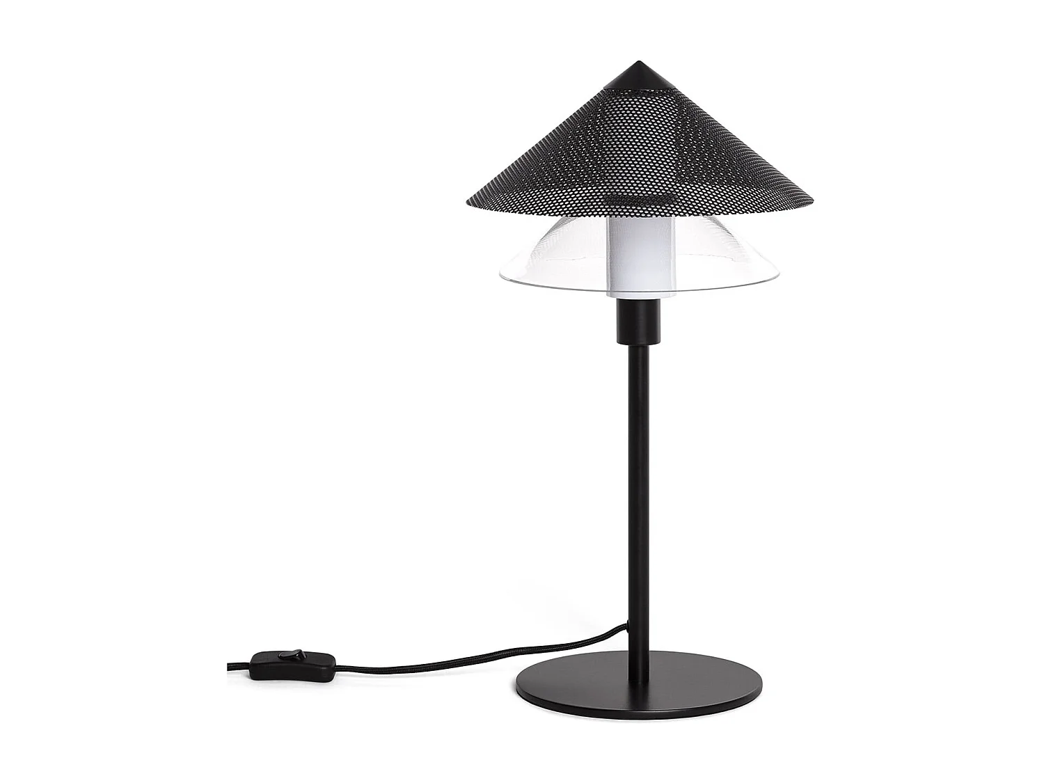 Lampada da Tavolo Metallo Hesper Nero