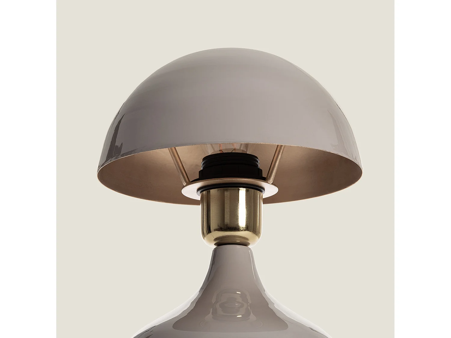 Lampe à Poser Krish Taupe