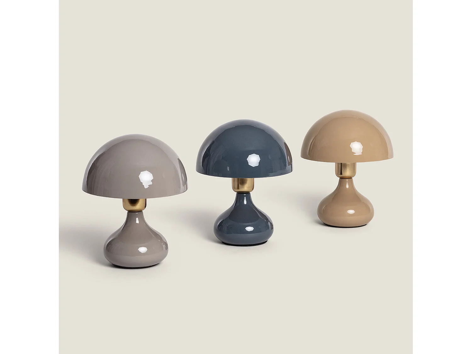 Lámpara de Mesa Metal Krish Topo