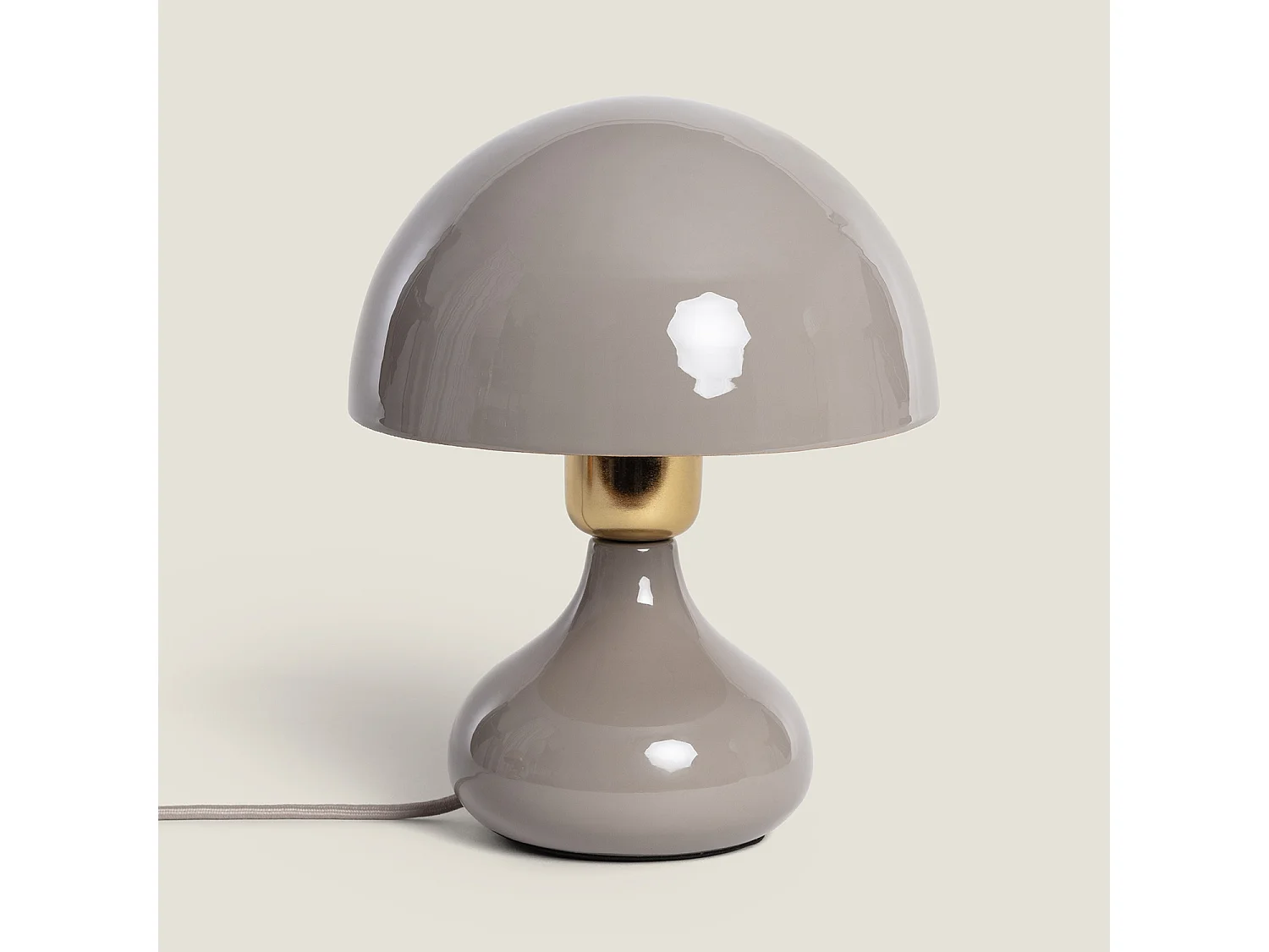 Lámpara de Mesa Metal Krish Topo