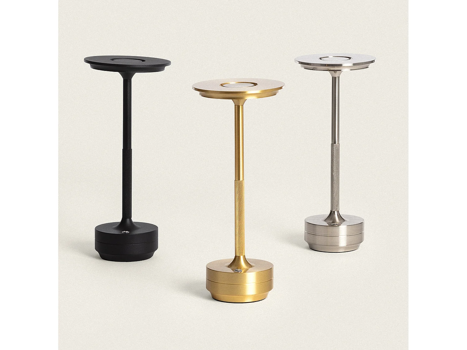 Lámpara de Mesa LED Portátil con Batería USB Recargable Astrid Dorado