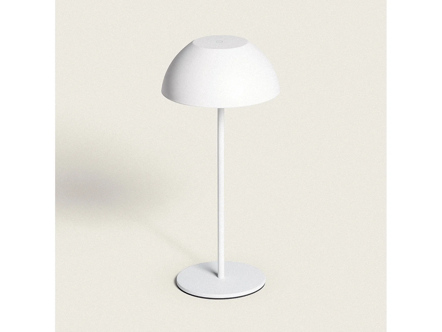 Lámpara de Mesa LED Portátil Exterior con Batería USB Recargable Mugla Blanco