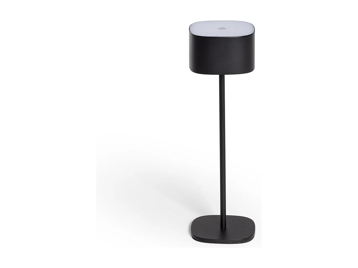 Lámpara de Mesa LED Portátil Exterior con Batería USB Recargable Metal Mounka Square Negro