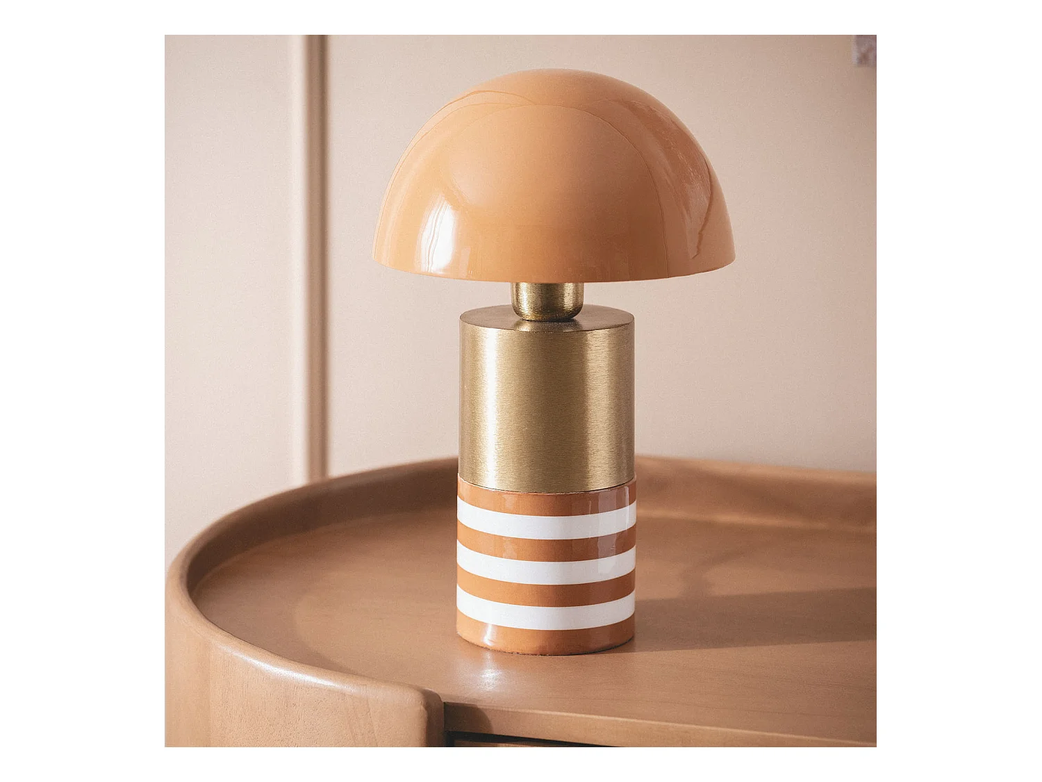 Lampe à Poser Métal Darpan Orange