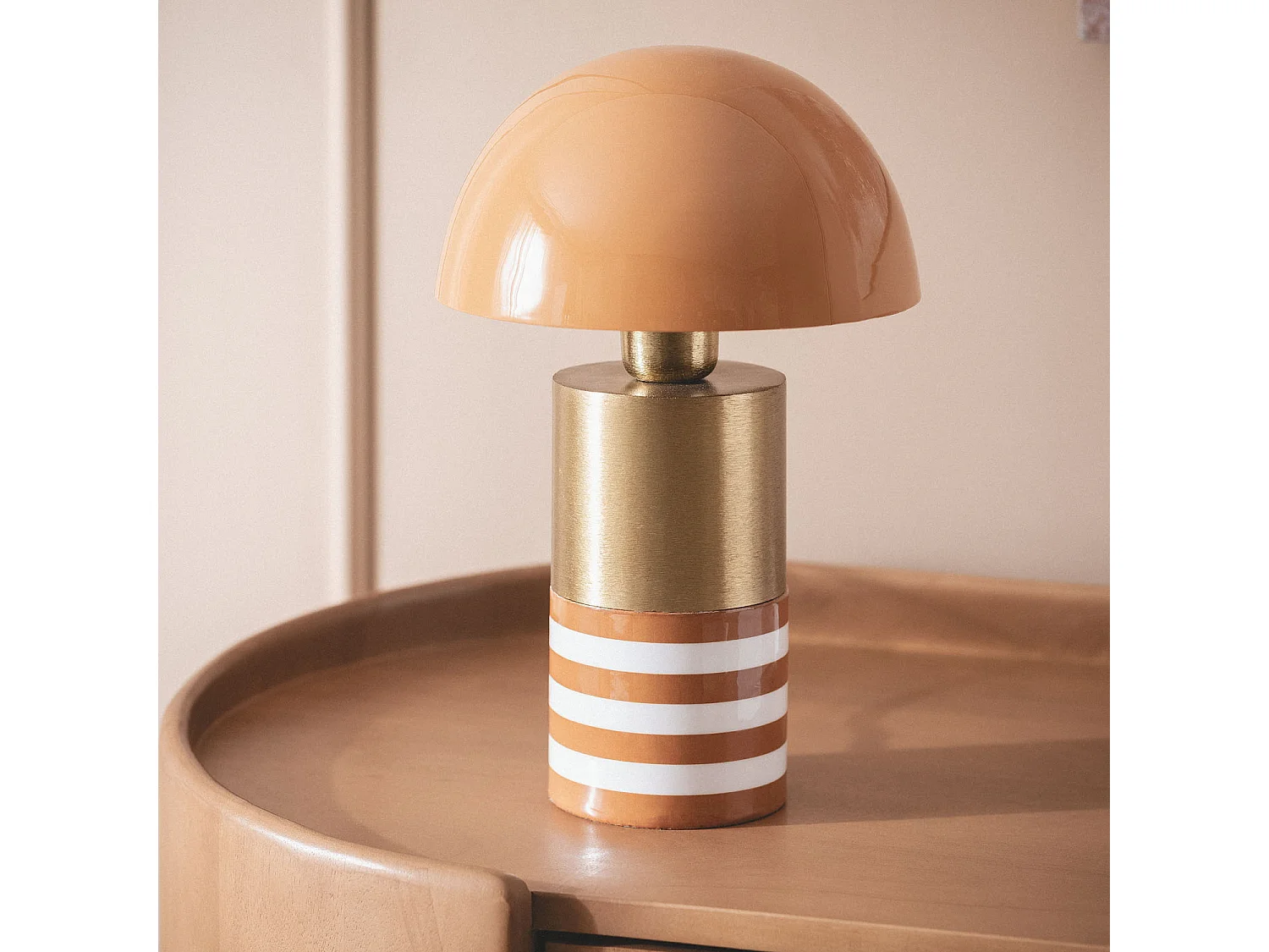 Lampe à Poser Métal Darpan Orange