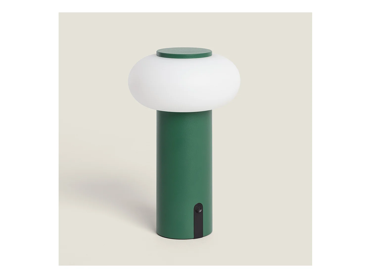 Lampe à poser LED portable extérieur métal avec batterie rechargeable Katse Vert