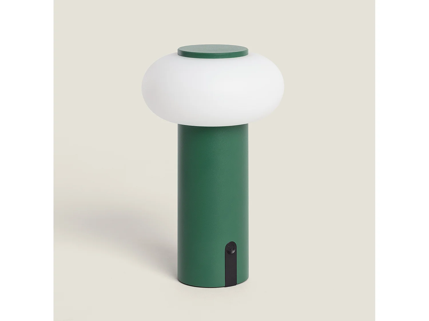 Lampada da Tavolo LED Portatile per Esterni Metallo con Batteria Ricaricabile Katse Verde