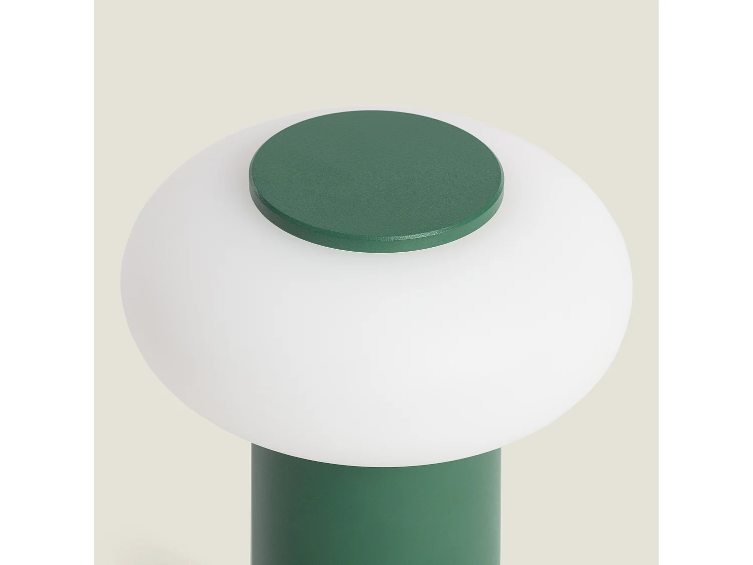 Lampada da Tavolo LED Portatile per Esterni Metallo con Batteria Ricaricabile Katse Verde