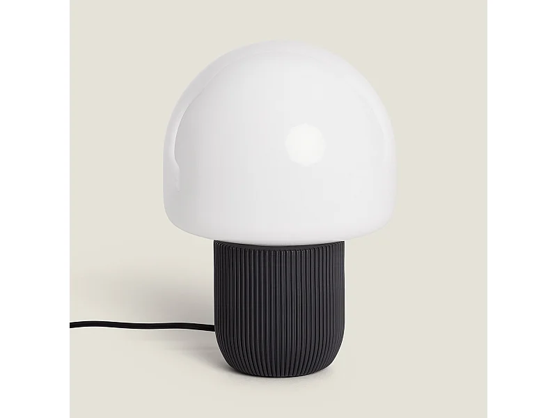 Lámpara de Mesa Resina Nacune Negro