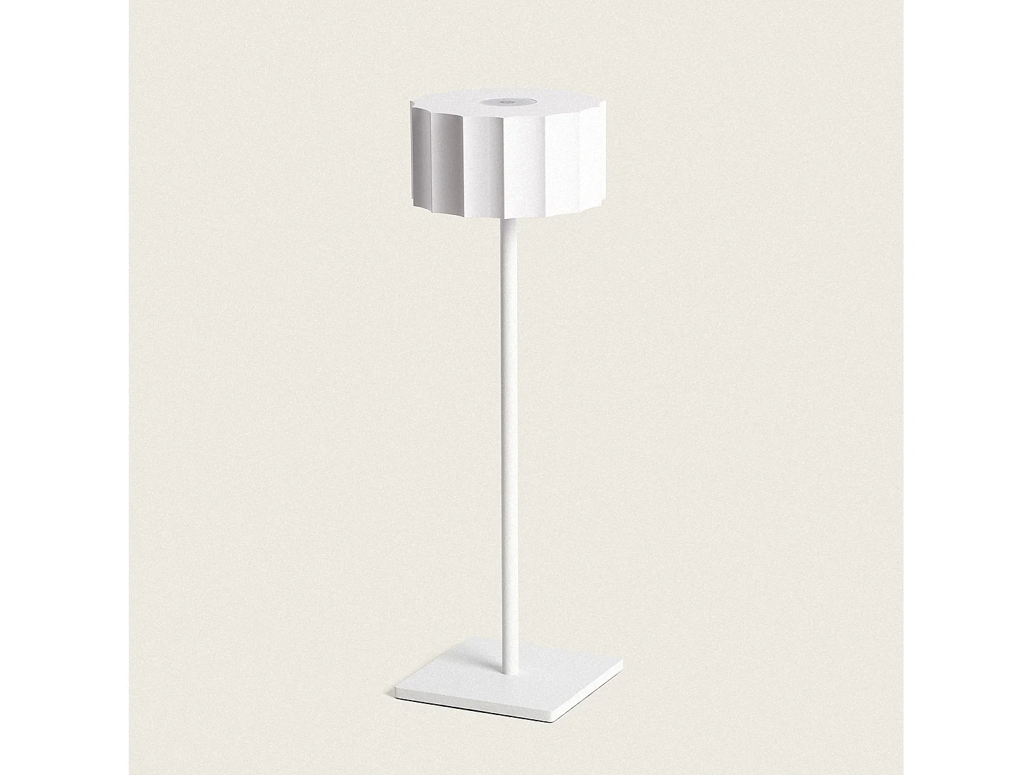 Lámpara de Mesa LED Portátil para Exterior con Batería USB Recargable Cesc Blanco