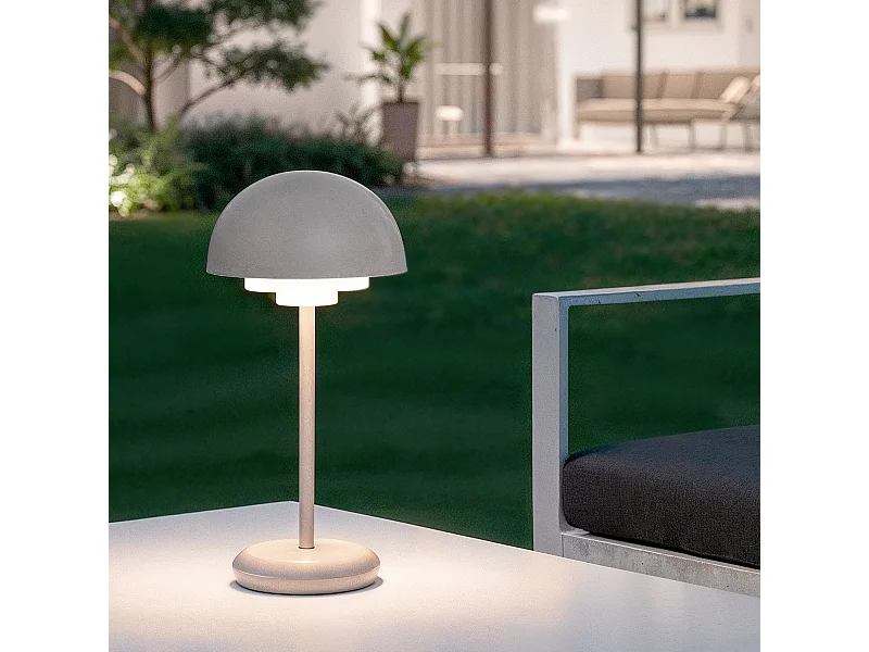 Lámpara de Mesa LED Portátil Exterior con Batería USB Recargable Galdan Topo