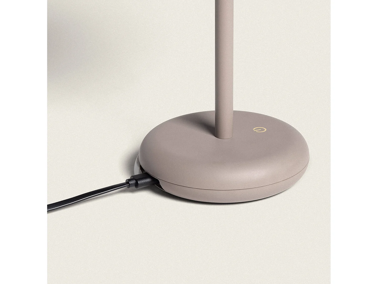 Lampe à Poser LED 2W Portable avec Batterie USB Rechargeable Galdan Taupe