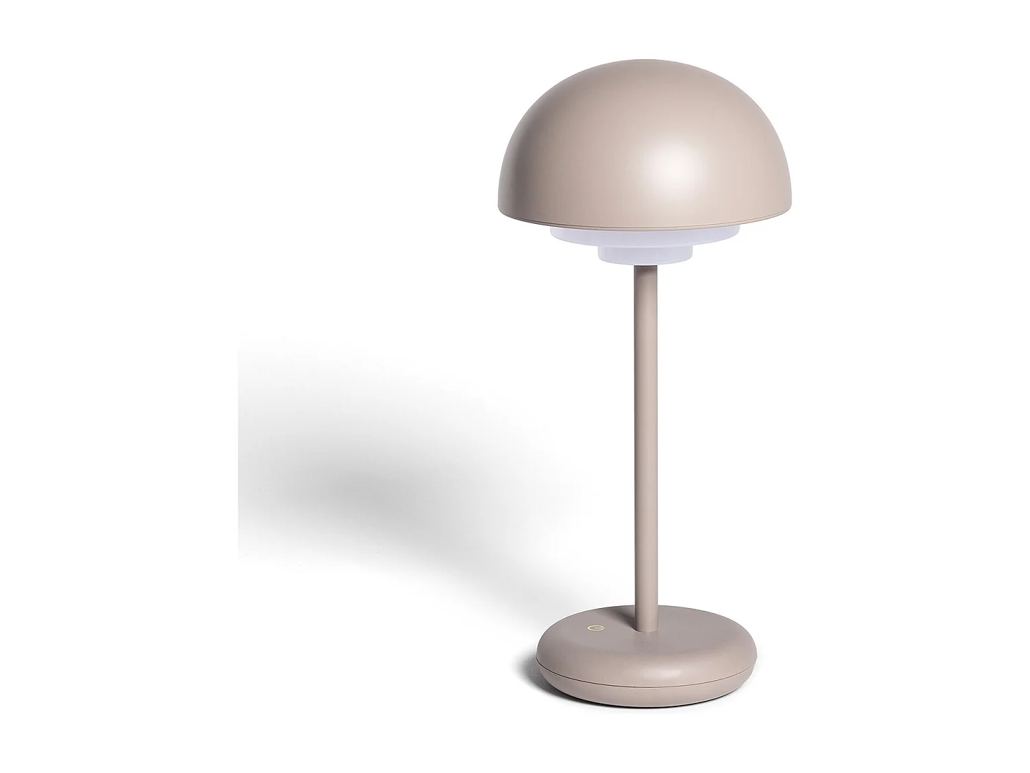 Lampada da Tavolo LED 2W Portatile con Batteria USB Ricaricabile Galdan Tortora