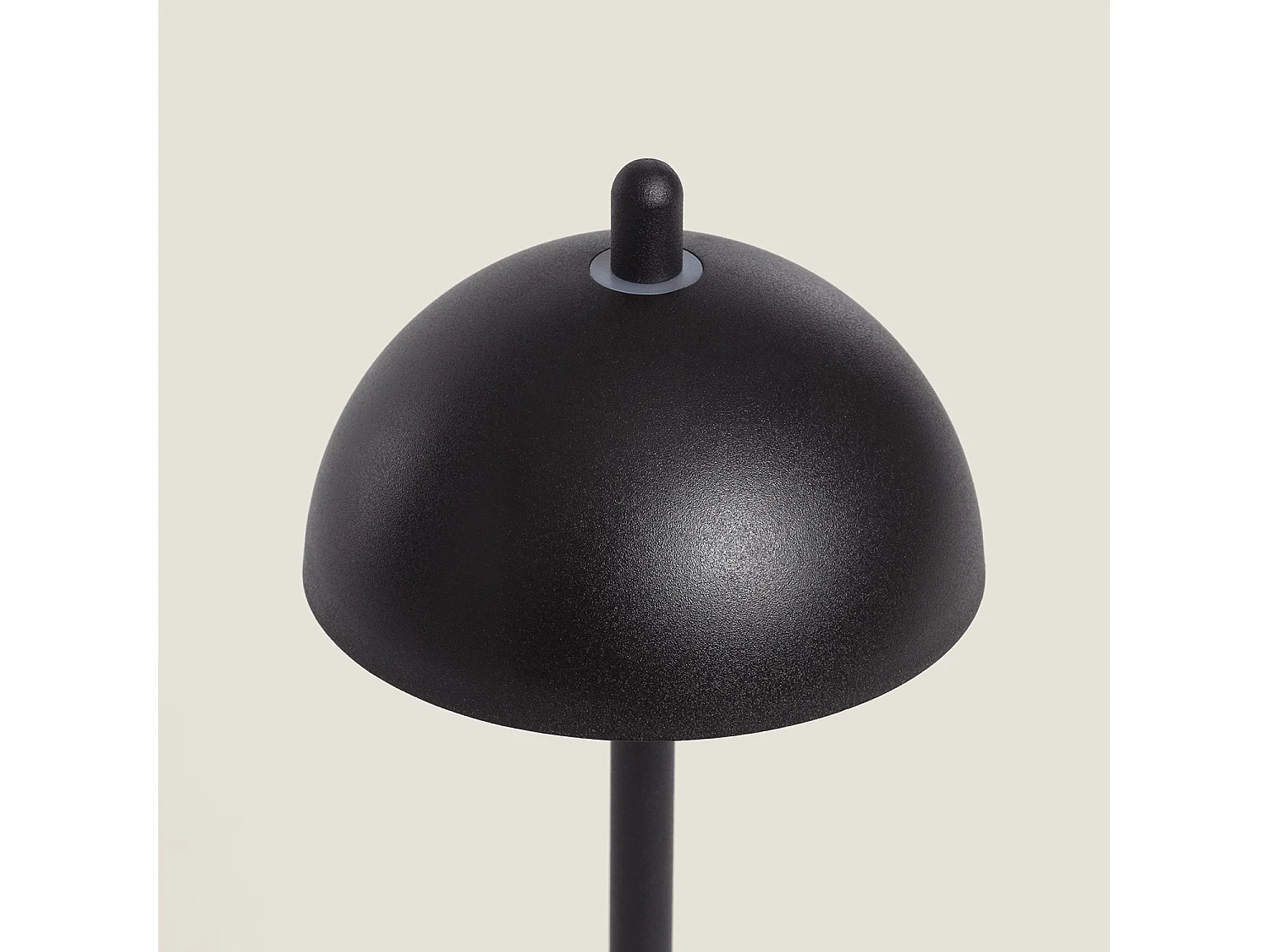 Lámpara de Mesa LED Portátil para Exterior Metal con Batería Recargable Pirinoa Negro