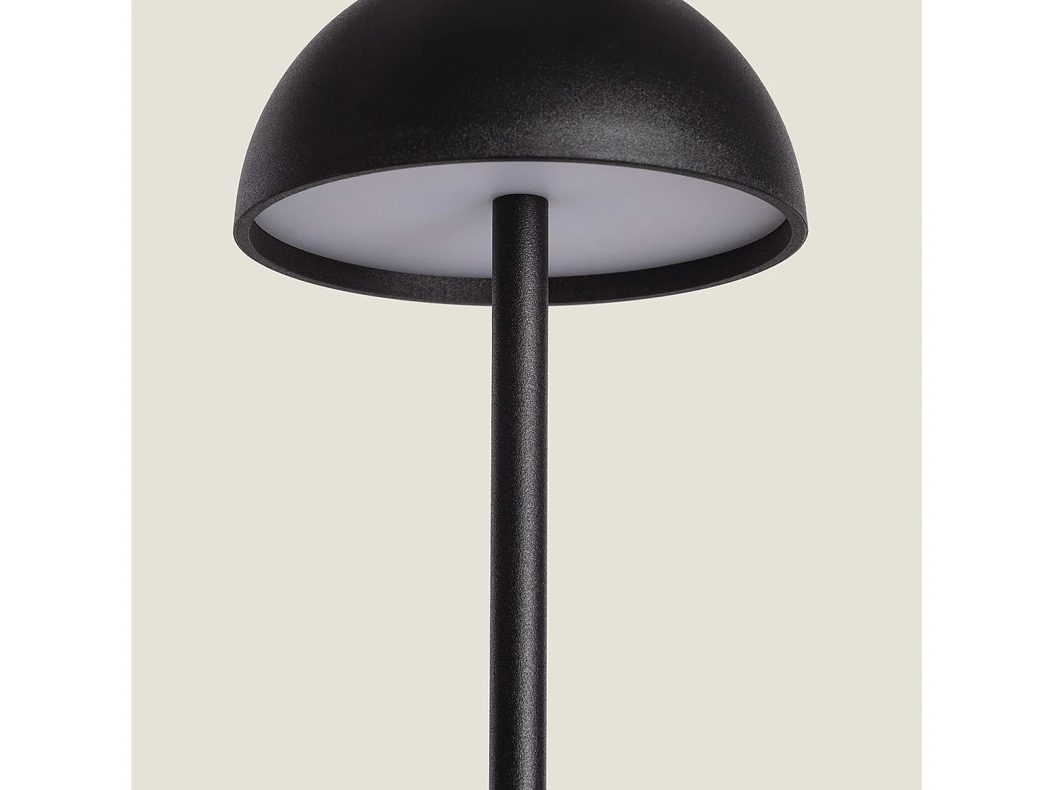 Lampe à Poser LED Portable Extérieure Métal avec Batterie Rechargeable Pirinoa Noir