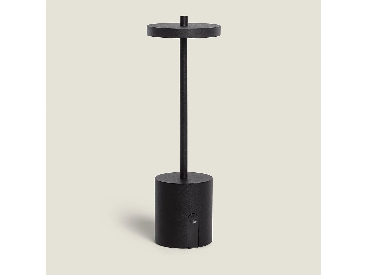 Lampada da Tavolo LED Portatile per Esterni Metallo con Batteria USB Ricaricabile Jawania Nero