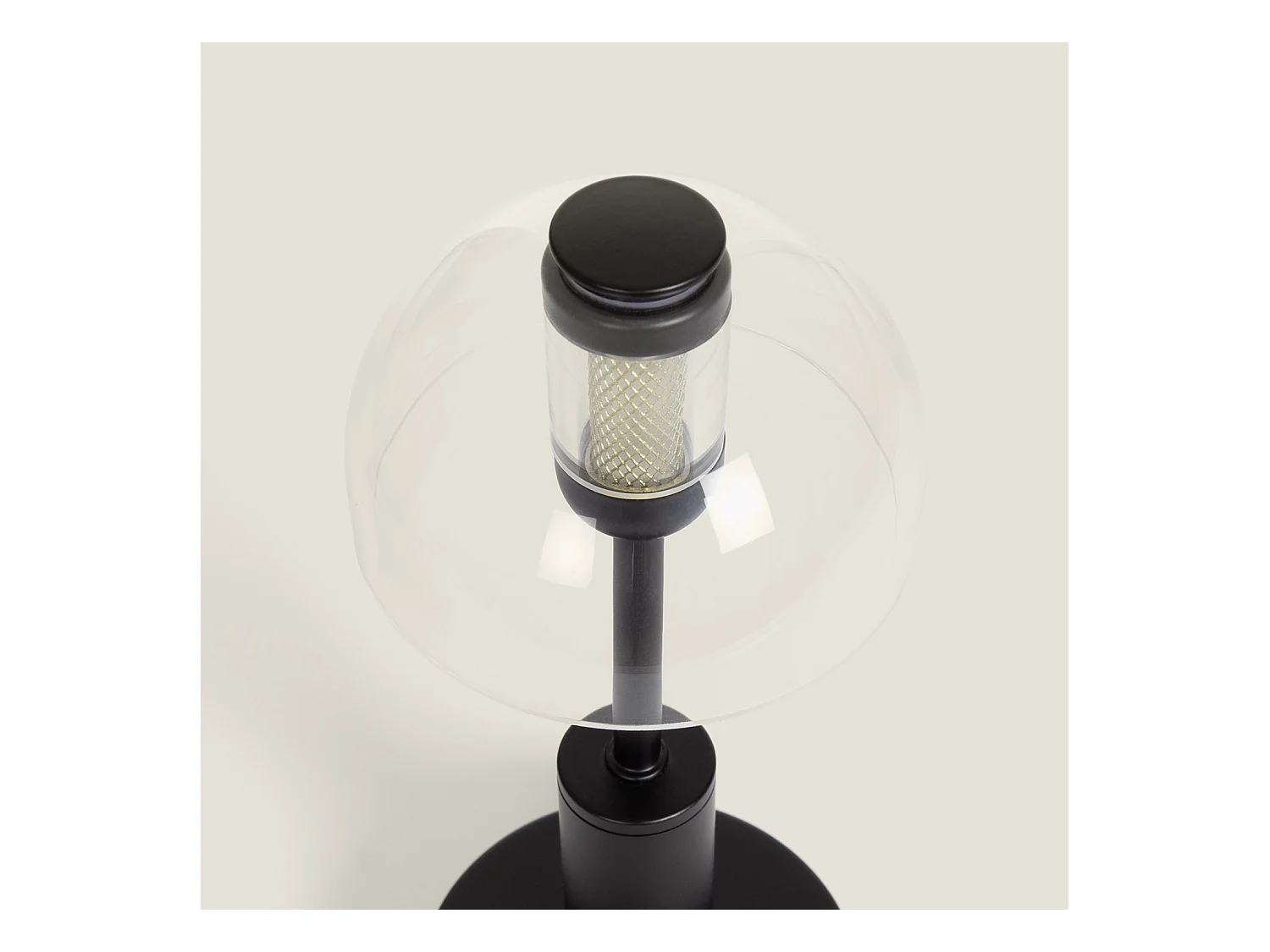 Lampe à Poser LED Portable avec Batterie USB Rechargeable Ludza Noir