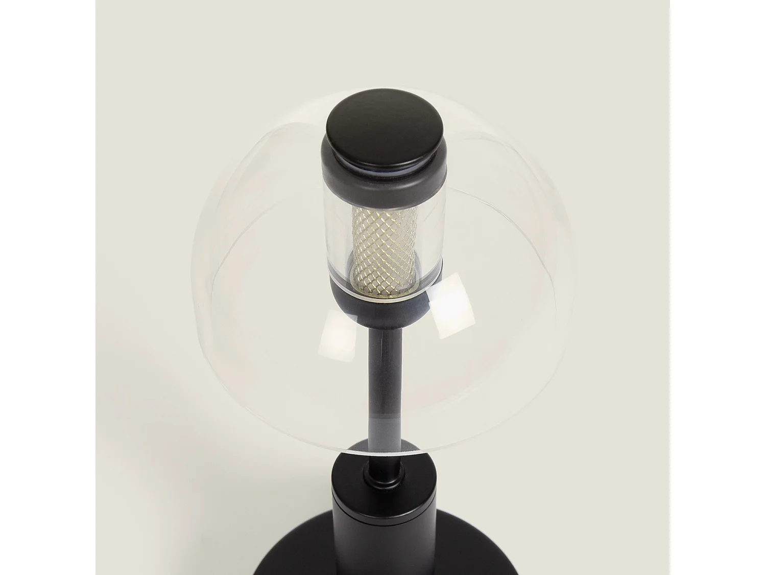 Lampe à Poser LED Portable avec Batterie USB Rechargeable Ludza Noir