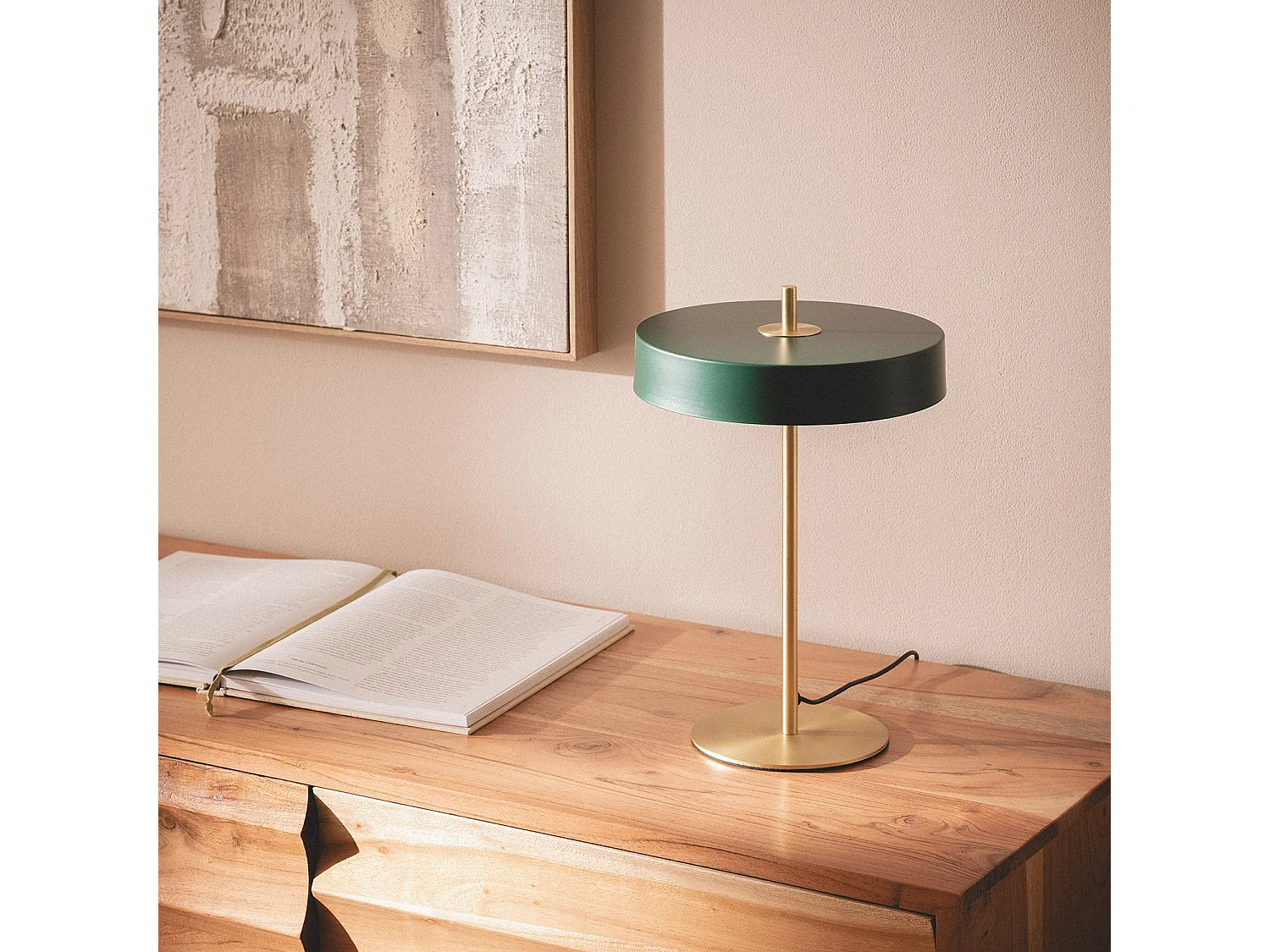 Lámpara de Mesa LED 3.6 W Metal Korkor Verde